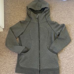 Olive green Lulu Zip up